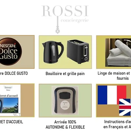 Club Familial Climatisation Wi-fi Piscine - Rossiconciergerie - Linge Inclus Апартаменты *